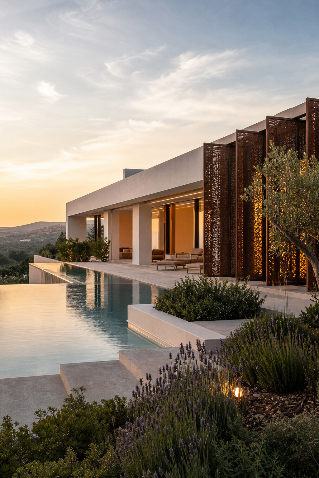 Vivienda minimalista premium mediterránea